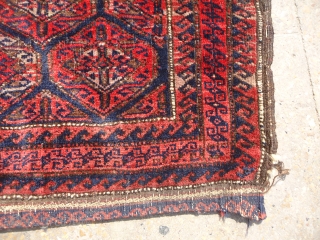 Very finely woven large Baluch Bagface with nice desigen and colors,good pile and condition,all original wihtout any repair.Size 3ft*2'5".E.mail for more info and pics.         