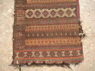 Flatwoven Sistan Baluch Balisht with all natural colors,good age and original Kilim backing.all original without any repair or work done.E.mail for more info and pics.        