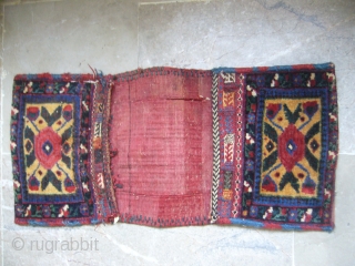 Beautiful Afshar complete Bagface with original backing,good natrul dyes,very fine weave and excellent condition,nice desigen,Hand washed ready for the display,E.mail for more info.          