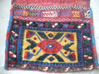 Beautiful Afshar complete Bagface with original backing,good natrul dyes,very fine weave and excellent condition,nice desigen,Hand washed ready for the display,E.mail for more info.          