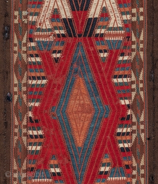 Turkoman Yamout tent band .https://www.etsy.com/RugsAndTextiles/listing/718155719/beautiful-old-wall-hanging-antique?utm_source=Copy&utm_medium=ListingManager&utm_campaign=Share&utm_term=so.lmsm&share_time=1561984242031
Size	8'6 x 3'5 ft
                         