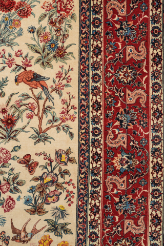 Isfahan Seirafian
Size: 2.38 X 1.48 M // 7'9'' x 4'10''Ft                       
