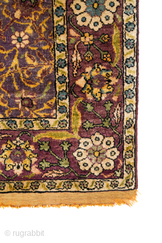 Silk Farahan Rug, Size- 2'3" x 1'9" Ft                         