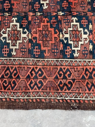 Antique Balouch Rug in very good condition 6 x 3 ft                      