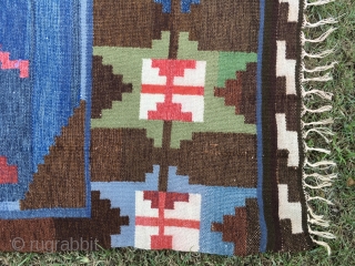  Swedish "Röllakan"kilim horse
size 5'0 x 2'7'' Ft
                         