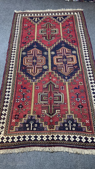 Antique Persian afshar killim wool excellent condition  accept only PayPal 
Size 6x7 approx feet                  