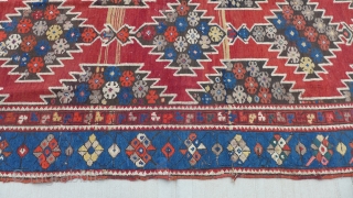 Hi, Gharabagh Runner, Late 19th century. Very attractive! Please read my profile. Thank you for looking! Size: 41" x 107", 3'-6" x 8'-11", 1.04cm x 2.72cm.       