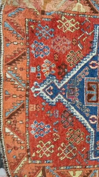 Yuruk Kurd circa 1870's may be earlier. It measures 225cm x 95cm. Very Nice rug with natural colors......!
Thank-You!
Kia
Artistic Orientals
Belmont MA 02478
USA            