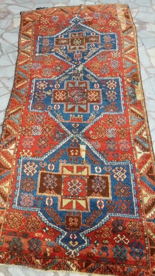 Yuruk Kurd circa 1870's may be earlier. It measures 225cm x 95cm. Very Nice rug with natural colors......!
Thank-You!
Kia
Artistic Orientals
Belmont MA 02478
USA            