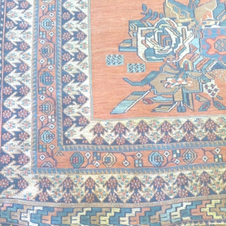 Antique Afshar Sumak with good colors. It has a real nice weave and the border speaks for itself. Please contact me if you have any questions or you need more pictures. US  ...