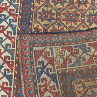 Hi All! A real nice Caucasian rug with yellow field. Please look at my other beauties for sale. just click and get on my page. I'll be happy to answer any of  ...