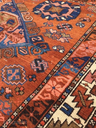 Seichur 1900 (290 cm L x 135 cm W)This rug is in very good condition, no holes or other damages, all borders remain intact. No restaurations.

       