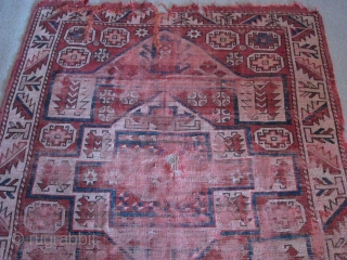 Bergama rug (western anatolia)from second half 19th century. Size: 158 x 128cm - 5.18ft x 4.20ft. To visit my other collections, https://www.etsy.com/your/shops/KILIMSE           