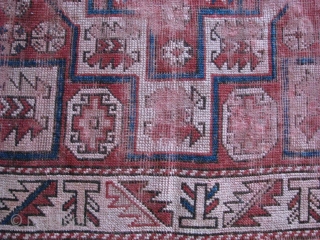 Bergama rug (western anatolia)from second half 19th century. Size: 158 x 128cm - 5.18ft x 4.20ft. To visit my other collections, https://www.etsy.com/your/shops/KILIMSE           