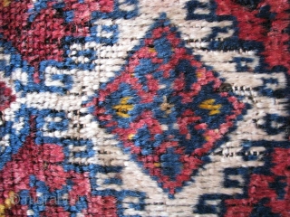 Southeasthern anatolia (malatya) antique yastik rug 20th century, back side is original kilim and cicim made wool on hair! Size:77cm x 49cm - 2.52ft x 1.60ft. To visit my other collections, https://www.etsy.com/your/shops/KILIMSE 