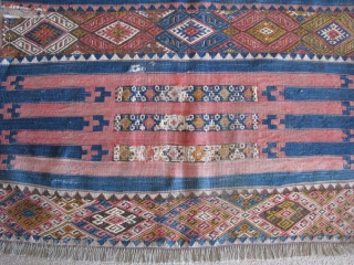 Malatya sinanli cicim + kilim,Southeast Anatolia-Turkey,size : 85cm x 77cm,,,2.78ft x 2.52ft.Thanks. To see my other collections.
https://www.etsy.com/your/shops/KILIMSE
                