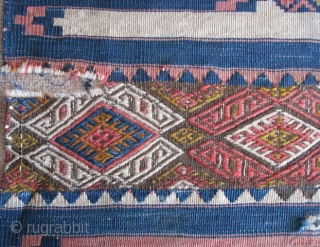 Malatya sinanli cicim + kilim,Southeast Anatolia-Turkey,size : 85cm x 77cm,,,2.78ft x 2.52ft.Thanks. To see my other collections.
https://www.etsy.com/your/shops/KILIMSE
                