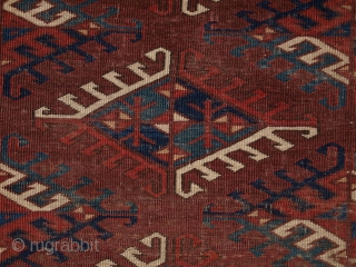 Yomut main carpet, 19th century. Size: 9ft 7in x 6ft 2in (292 x 188cm).                   