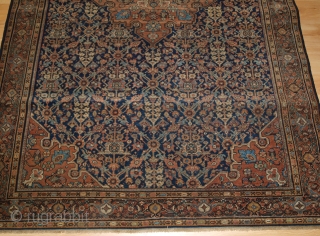 Antique Persian Faraghan rug of the garden shrub design with a single medallion.

 4th quarter 19th century.

Size: 6ft 7in x 4ft 4in (200 x 132cm).

 This is a very good example of  ...