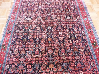 Size 3'6 X 4'6... 
KPSI 350... 
Age ANTIQUE... 
Origin IRAN... 
Design FINE BIJAR... 
Materials 100% WOOL...
visit - www.1000sofrugs.com 
              