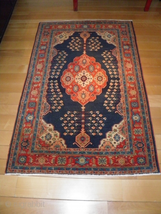 Afshar rug c.1880 140x180cm perfect condition                           