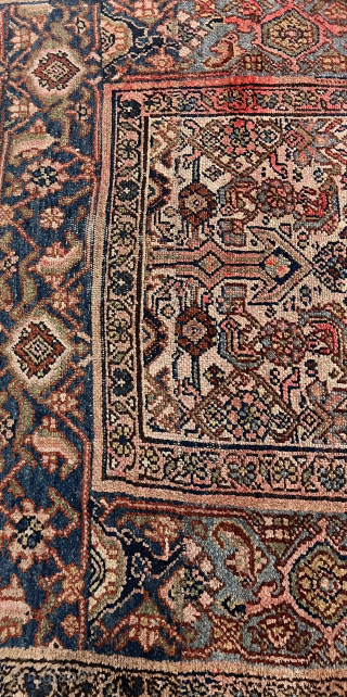 3 x 10½ (95 x 325 cm) Bibikabad c1920. Worn. We're having trouble with rugrabbit email. Please call me at +1 (952) 853-5000 or use my website, https://kuroshrugs.com.
     