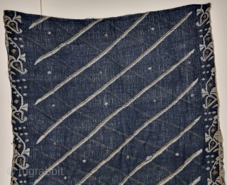 Nilambari Dhakai Jamdani Saree Indigo blue Natural Colour, Cotton with Real Zari weaving From Dhaka District, Bangladesh. India. Jamdani was originally known as Dhakai named after the city of Dhaka, 

Jamdani is  ...