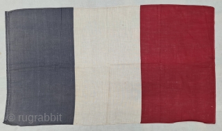 National flag of France, 
French national flag from 1794-1814, and after 1830. It is made of Cotton with hand sewn.
It size is 42cmX75cm
          