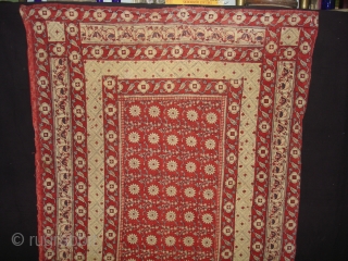 Saudagiri Block Print(Cotton Khadi)From Gujarat,India.Its size is 130cmx245cm(DSC02025 New).                        