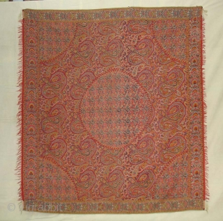 Kashmir Moon shawl from the High Sikh period,c1850, From Kashmir, India.Its size is 142X160cm. very Good Condition(DSC03572 New).               