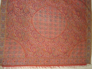 Kashmir Moon shawl from the High Sikh period,c1850, From Kashmir, India.Its size is 142X160cm. very Good Condition(DSC03572 New).               