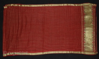 Double Pallu (Pallov)Paithani Sari,Its characterised by borders of an oblique square design, and a two pallu design,It’s an Cotton and zari weave sari, Its named after the Paithan town in Aurangabad Maharashtra  ...