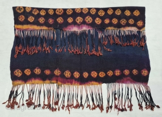 Thigma Tie and Dye,Zanskar Bokh Shawl From Tribal Area of Zanskar Ladakh India. It’s Pure Indigo Blue colour has been used and made by yaks Wool. Worn by women.This Type of Tie  ...