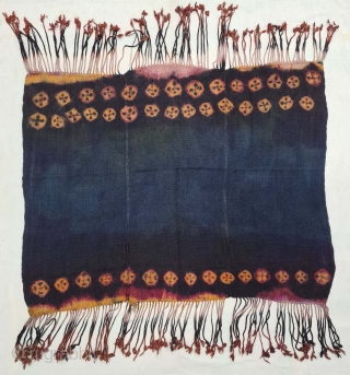 Thigma Tie and Dye,Zanskar Bokh Shawl From Tribal Area of Zanskar Ladakh India. It’s Pure Indigo Blue colour has been used and made by yaks Wool. Worn by women.This Type of Tie  ...