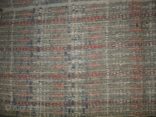 Hamp Naga Shawl(Cotton)From Nagaland, India.Its size is 105cm X170cm.Condition is worn,Because of Age(DSC08815 New).                   