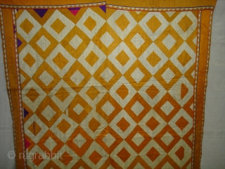 Phulkari From West(Pakistan)Punjab.India.known As Shisha(Mirror)Design Bagh ,very Rare influence of Different Design Shisha(DSC08392 New).                   