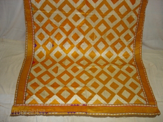 Phulkari From West(Pakistan)Punjab.India.known As Shisha(Mirror)Design Bagh ,very Rare influence of Different Design Shisha(DSC08392 New).                   