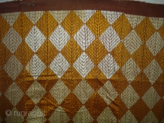 Phulkari From West(Pakistan)Punjab. India.known As Chawal(Rice)Buti Bagh,With Rare influence of Patang Design in Chawal Buti(DSC03975 New).                 