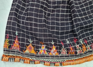 Ghaghra(Skirt)From Shekhawati District of Rajasthan. India. This is the Precious woolen Skirts of Young Girl of Bishnoi Group in the Shekhwati District. Its size is L-80cm Round is 680cm(20210213_143933).    