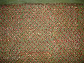 Early Block Print(Cotton Khadi)From Rajasthan,India.Its size is 82cm X 6.50 Meters(DSC08490).                      