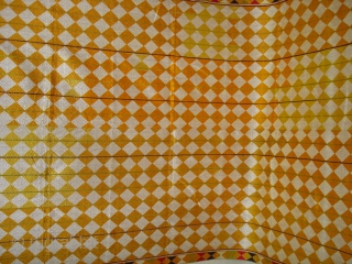 Phulkari(Bagh)From West(Pakistan)Punjab. India.Fine Work with Panchrangi Border Design,Floss silk on hand spun cotton ground cloth(DSC03531 New).                 