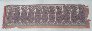 Palledar Fragment of Kani Jamawar, From Kashmir, India. C.1820-1840. Its Size is 39cmx140cm (20200215_143505).                   