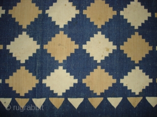 Jail Dhurrie(Cotton),From Bikaner.Rajsthan.India.Its size is 145cmx235cm.Its only used for some Festival time(DSC02115 New).                    