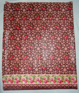 Manchester Print, Roller Print(Cotton)Yardage From Manchester England,Made for Indian Market, India,Its size is 85cmX280cm (DSC01984 New).                 