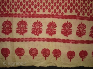 Floral Block Printed Cotton Patka(Head Cover)From Nakhatrana,District of Kutch,Gujarat,India.Its size is 70X440cm.Condition is very good.Its Rare piece of Patka(DSC08125 New).             