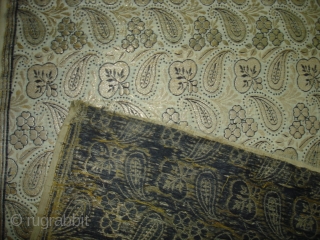 Zari Brocade(Real Zari)Than(Yardage)From Jamnagar Gujarat. India.This were traditionally used mainly by Rajput family of Saurashtra Gujarat. India.C.1900.Its size is 81cmX520cm(DSC04145 New).            