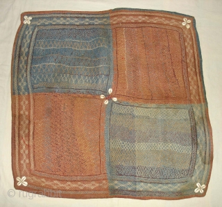 Ceremonial Banjara Baby Jolna From Madhiya Pradesh.India.Known As Jolna. Finely quilted Banjara Jolna. C.1900. Its Size is 76cmX76cm(DSC04684 New).              