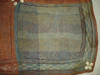 Ceremonial Banjara Baby Jolna From Madhiya Pradesh.India.Known As Jolna. Finely quilted Banjara Jolna. C.1900. Its Size is 76cmX76cm(DSC04684 New).              