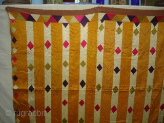 Phulkari From West(Pakistan)Punjab. India. With Rare influence of Multi-Colour Patang Design(DSC07091 New).                     