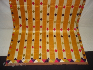 Phulkari From West(Pakistan)Punjab. India. With Rare influence of Multi-Colour Patang Design(DSC07091 New).                     